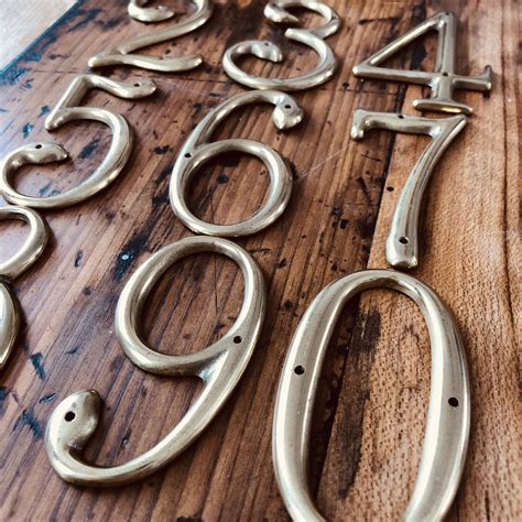 vintage house numbers metal|traditional house numbers metal.